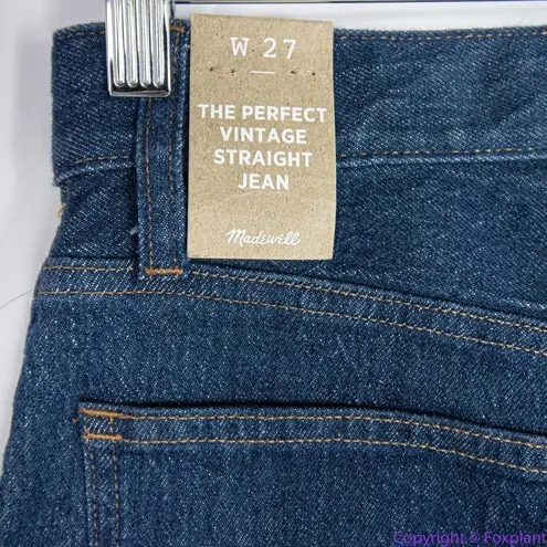 Madewell NEW  The Perfect Vintage Straight Jean in Greenhaven Wash, 27