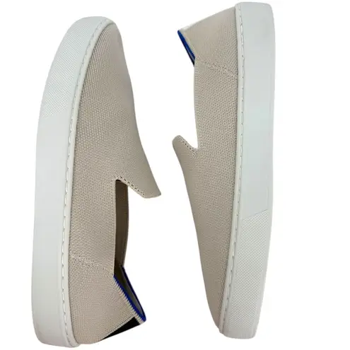 Rothy's Women's Original Slip On Sneaker Knit Loafer Comfort Shoes Sand Size 7