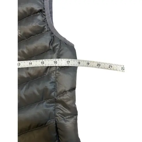Marmot Grey Gray 800 Fill Down Puffer Vest Lightweight Quilted Women's Size XS