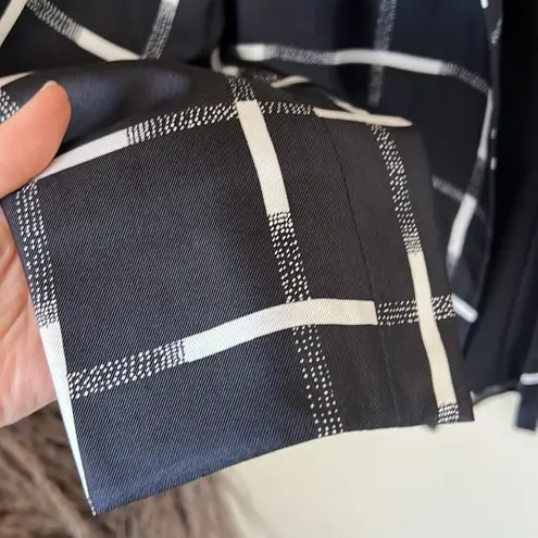 Pendleton  silk windowpane blazer