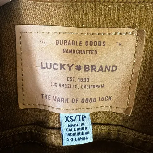 Lucky Brand  Corduroy Jacket Womens XS Brown Corduroy Western 70s Cabincore