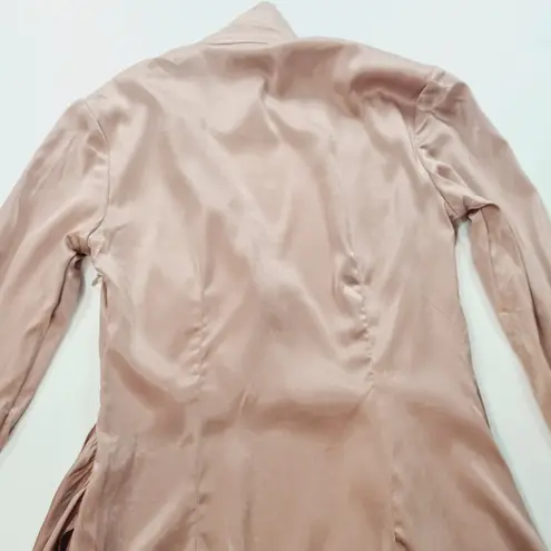 superdown  Sophie Draped Mini Dress in Nude Pink Small