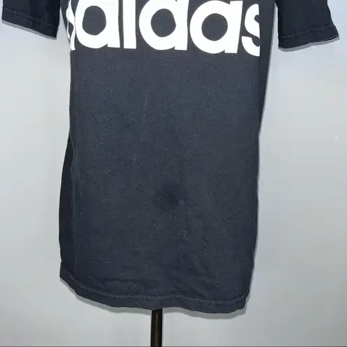 Adidas  Women’s Amplifier Tee Black Short Sleeve Graphic T-Shirt Small