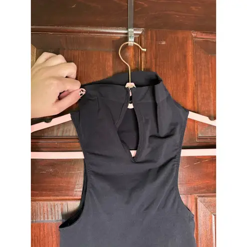 SKIMS XL Mock Neck Black Bodysuit
