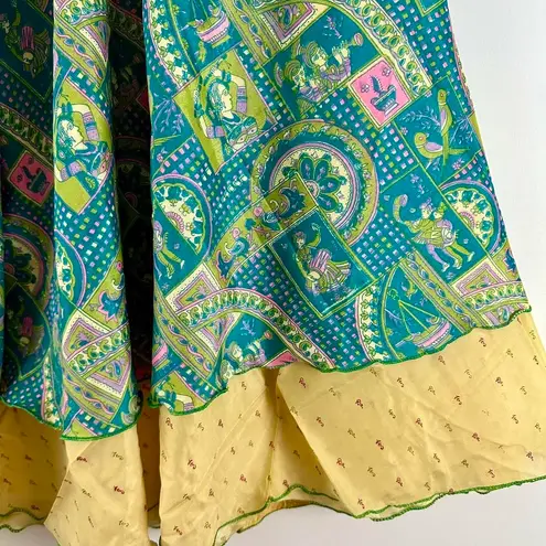 Boutique Reversible Maxi Wrap Skirt BINS119