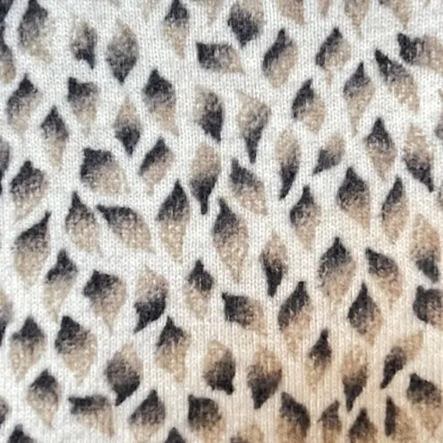 Ann Taylor VTG 90s  Sleeveless Knit Sweater Wool Angora Blend Cheetah Women’s L