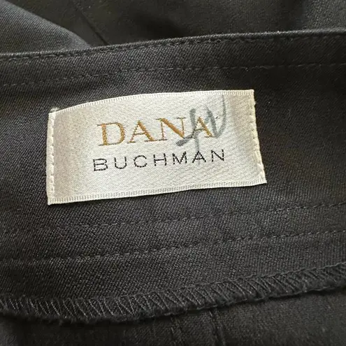 Dana Buchman Womens size 8 Pencil Skirt Black New With Slit 3449297