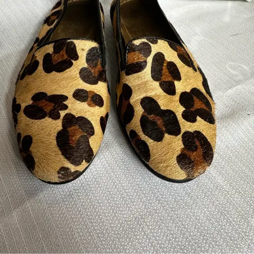 Aerosoles Betunia 6M Leopard Print Calf Hair Loafers Flats Leather Upper Comfort