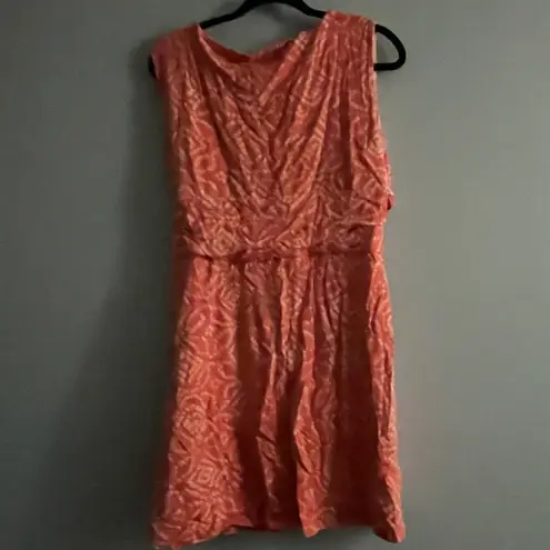 Lands' End Lands’ End Women's Cotton Modal Jersey Surplice Fit and Flare Dress size xlp