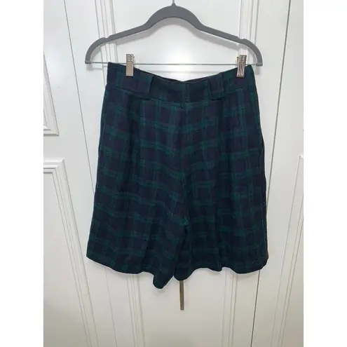 Briggs New York Vintage Women's Plaid Bermuda Shorts Size 12