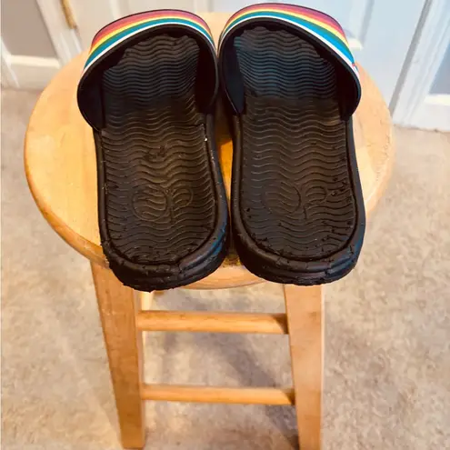 OP  Multicolor Slide Sandals