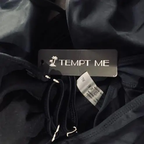 Tempt Me Women Sexy Cutout One Piece Swimsuits Tummy Control High Waisted Halter Front Tie Knot Bathing Suit