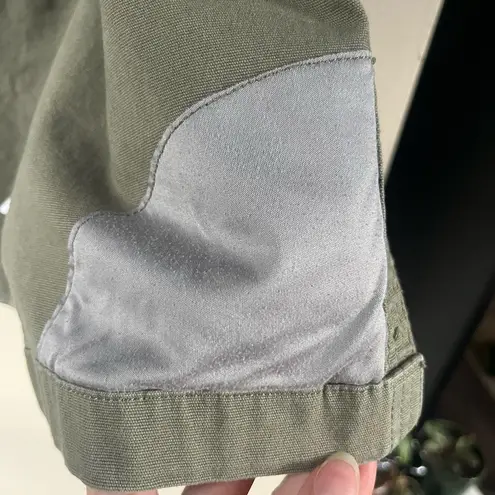 Duluth Trading Company DuluthFlex Fire Hose Ltd. Untucked Overshirt Green Size XS