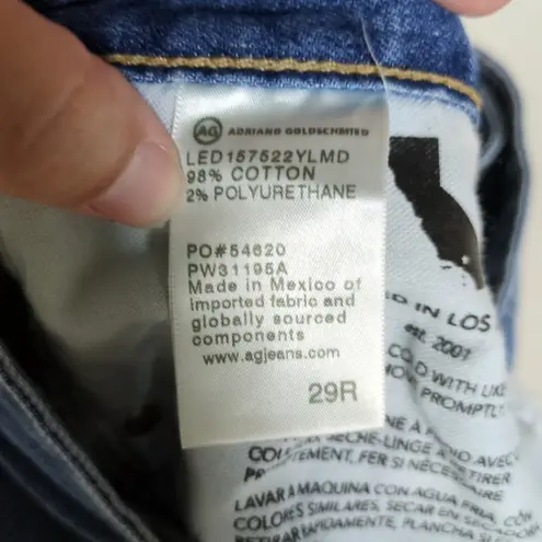 AG Adriano Goldschmied  The Ex-Boyfriend Slim Jean Medium Wash Stretch Women's 29