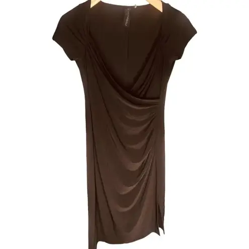 Norma Kamali by Revolve Sweetheart Side Drape Dress