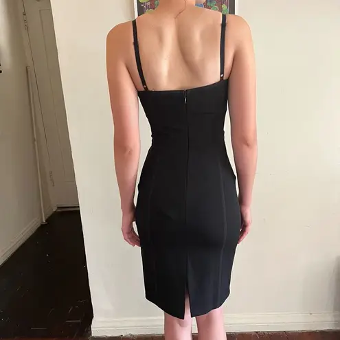 T by Alexander Wang Black Bodycon Corset Mini Dress 90s Style 2/XS EUC