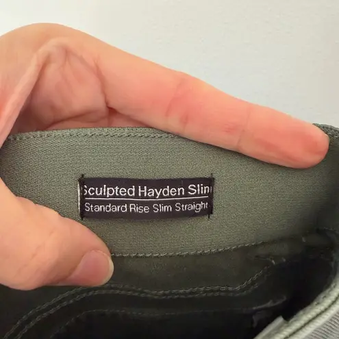 Sanctuary NEW  JEANS Sculpted Hayden SLIM Pant Dark Spruce Stretch - Size 28