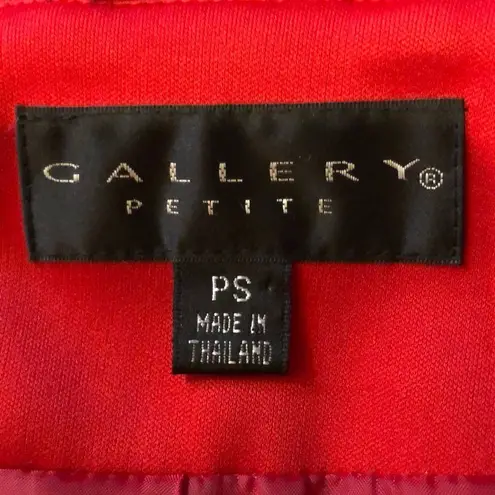 Gallery Petite Red Zip Up Moto Jacket Petite Small