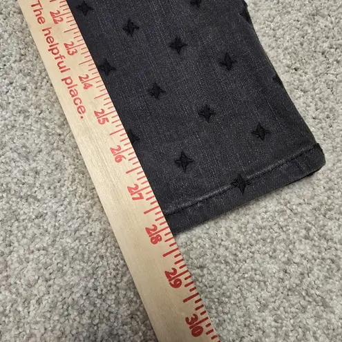 Stella McCartney Women's Skinny Jeans Black Star Embroidered Denim Size 29 Italy