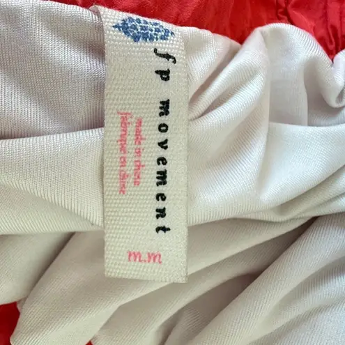 Free People FP Movement The Way Home Shorts Women's Sz Medium Red Activewear