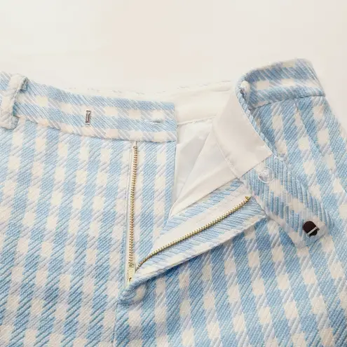 ASSIGNMENT Chloe Trouser in Blue Gingham