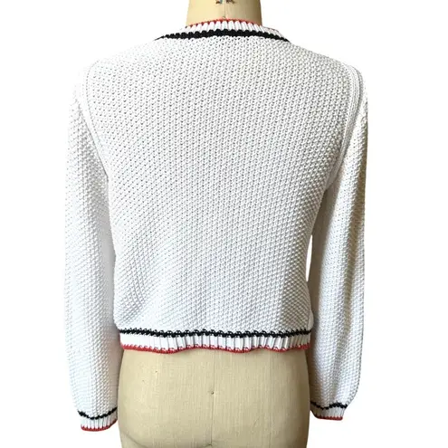 margaret o'leary Jordan Cotton Blend Cardigan Size Small