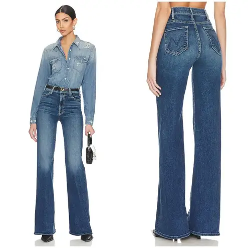 💕MOTHER💕 The Hustler Roller Heel Jeans ~ Need For Speed 32 NWT Blue