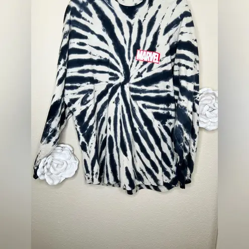 Marvel NTM: Disney Parks Black & White Tie Dye Spirit Jersey w/ Characters Sz M