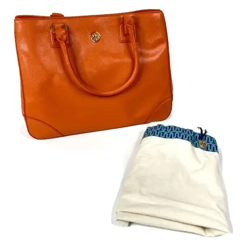 Tory Burch  | Robinson Orange Tote Bag Purse