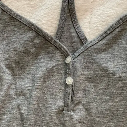 Alfani Pajama Jumpsuit in Gray Size M