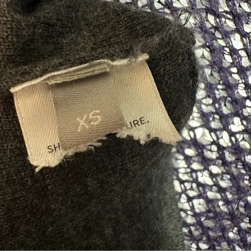 REED KRAKOFF Spangles Cashmere Cardigan Sweater Size XS Gray