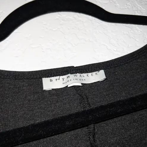 Bryn Walker New Charcoal Gray Ponte Knit Scoop Neck Tunic Dress Medium