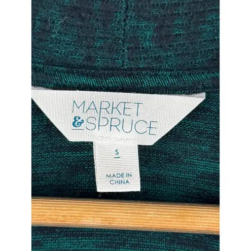 Market & Spruce Teal Cardigan Sweater S