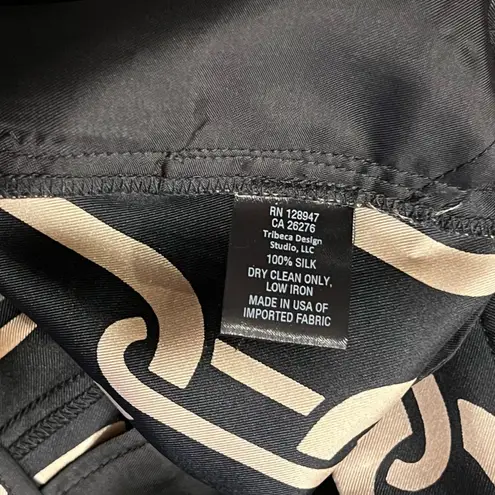 NWOT NILI LOTAN Germaine printed silk straight pants Size 0