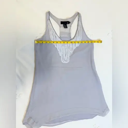 Isabel Lu Vintage Crepe Slip Mini Dress - Silver - M