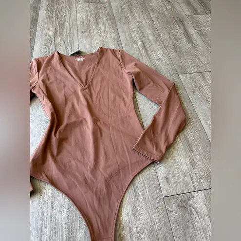Amazon  Brown Long Sleeve Bodysuit
