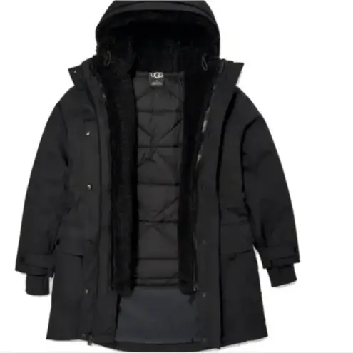 UGG Adirondack Parka 2.0 Frost 3 IN 1 Hooded Down Puffer Sherpa Jacket Coat - Image 6