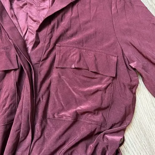 L'Agence Cameron Purple Maxi Shirt Dress Size XS NWT