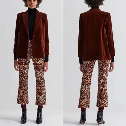 AG Adriano Goldschmied AG The Jodi Crop Untamed Camo Cognac Leopard thumbnail 12