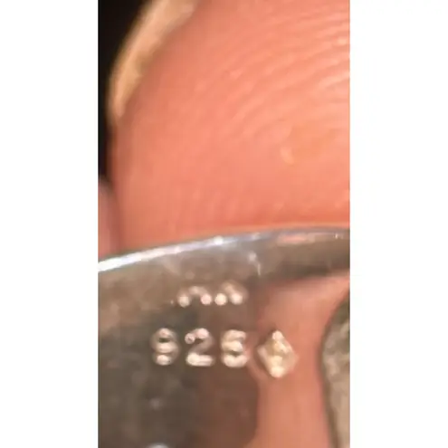 14K GOLD & 925 Silver Vintage Big Solid Dome Ring Sz 6.5