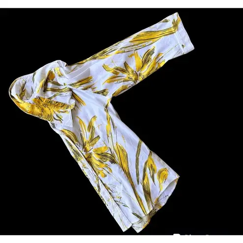 Paperwhite Floral Shirt Size 10 Tailored Blouse Nordstrom Pop Art Decor … White