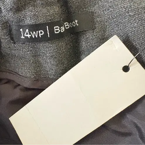 Talbots  Barely‎ Boot Gray Charcoal Petite Plus Size 14WP Career Dress Pants NWT