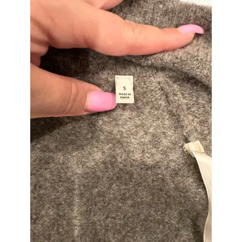 Babaton Aritzia Alpaca Wool Blend Longline Coat Taupe Gray Size S