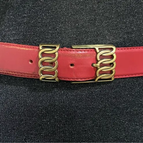 Vintage MILOR 11612 Burgundy Genuine Leather Brass