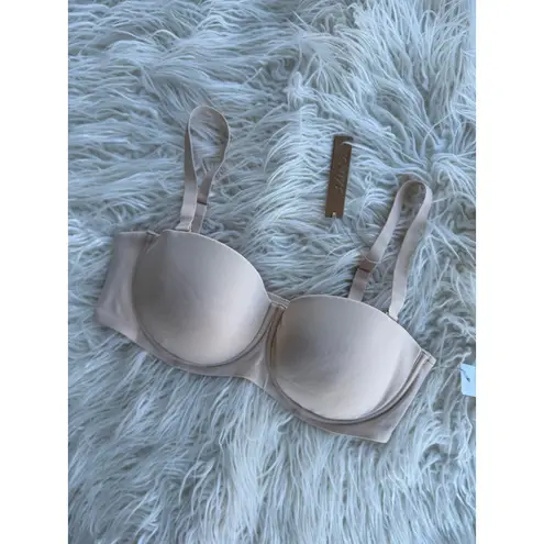 SKIMS Fits Everybody Strapless Bra Sand Size 38C