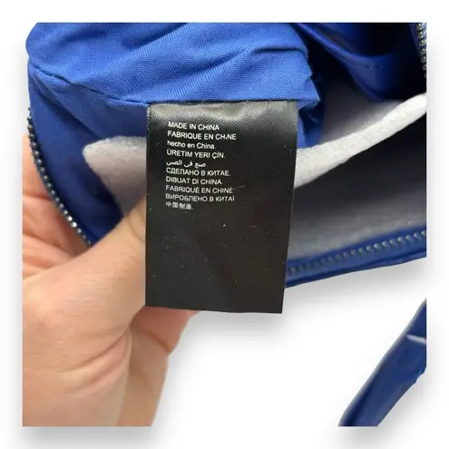 Badgley Mischka Quilted Wristlet Card Holder Vegan Leather Navy MSRP $49 NWT