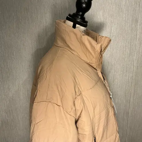 Women’s FLYGO Khaki Puffer Jacket Size XL Tan