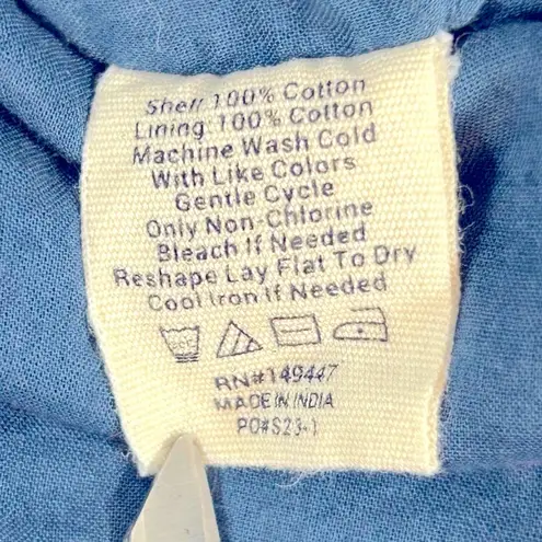 The Normal Brand Dark Blue Kalo Open Back Tank Size L Size L