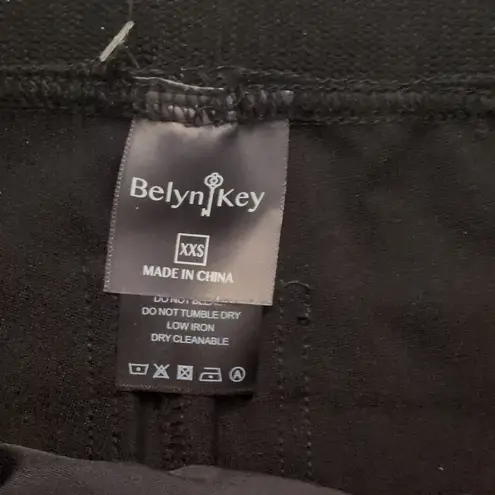 Belyn Key Onyx Commuter Snap Pants Size XXS Black