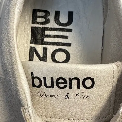 Bueno Talia Suede Chunky Lug Sole Platform Low-Top Sneaker Beige Boho Casual 6.5